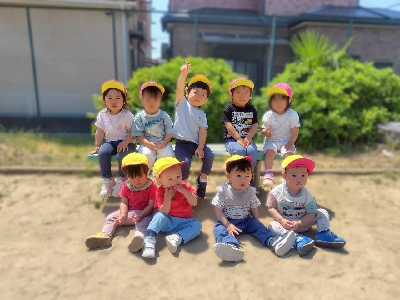 春の遠足で公園へ